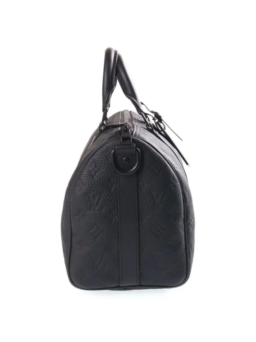 Louis Vuitton Keepall Bandouliere 35 Monogram Taurillon Noir Leather 2-Way Bag
